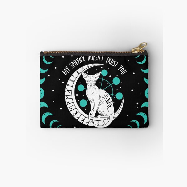 Item preview, Celestial Sphynx Sarcastic Humor Moon Magic Circle Solar designed and sold by kaszczyszko.