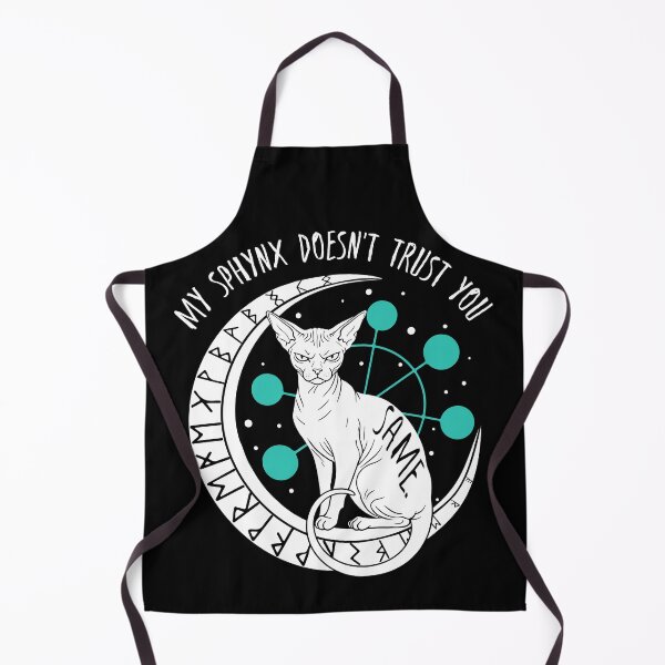 Item preview, Celestial Sphynx Sarcastic Humor Moon Magic Circle Solar designed and sold by kaszczyszko.