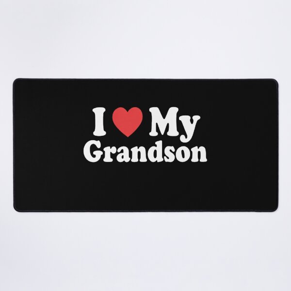 Item preview, I Love My Grandson Proud Valentine designed and sold by GrumpySableye.