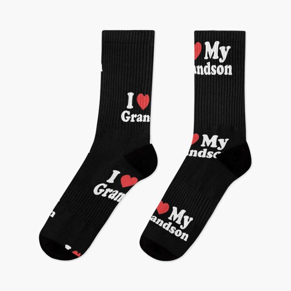 Item preview, I Love My Grandson Proud Valentine designed and sold by GrumpySableye.