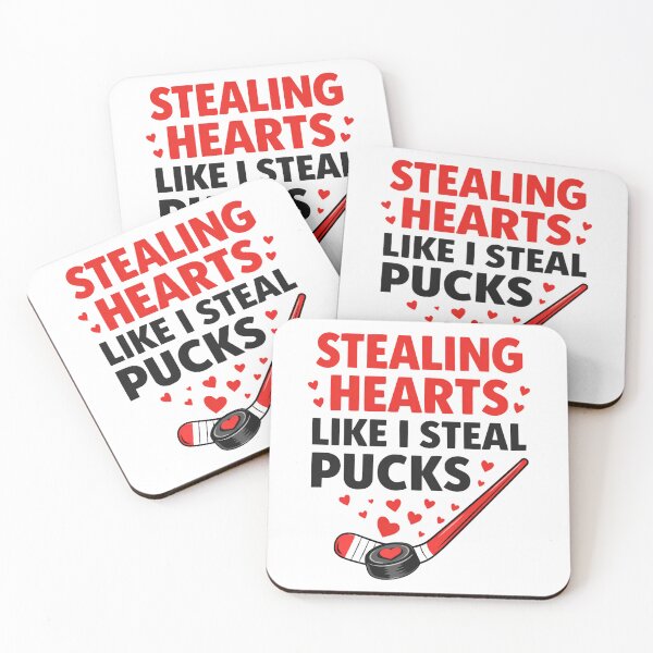 Item preview, Stealing Hearts Like I Steal Pucks Hockey Valentine designed and sold by JackCurtis1991.