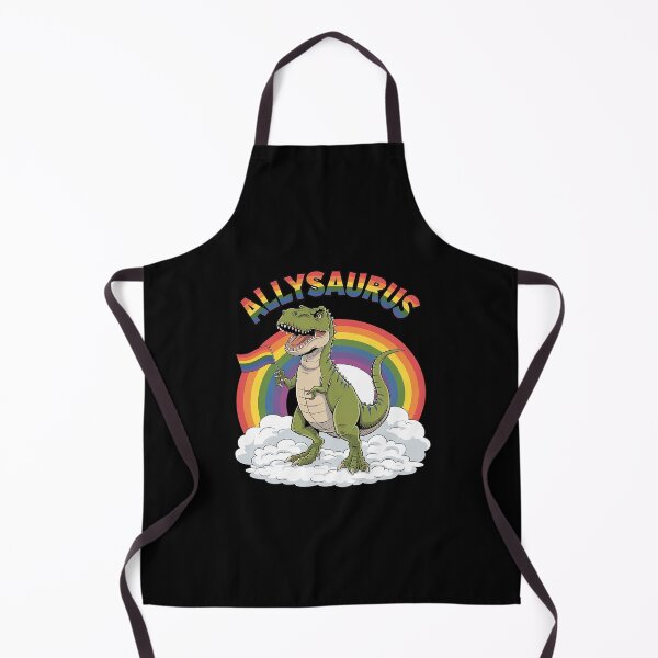Item preview, Allysaurus T Rex Dinosaur Rainbows LGBT Gay Pride Flag 1  designed and sold by CombatTask.