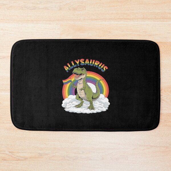 Item preview, Allysaurus T Rex Dinosaur Rainbows LGBT Gay Pride Flag 1  designed and sold by CombatTask.