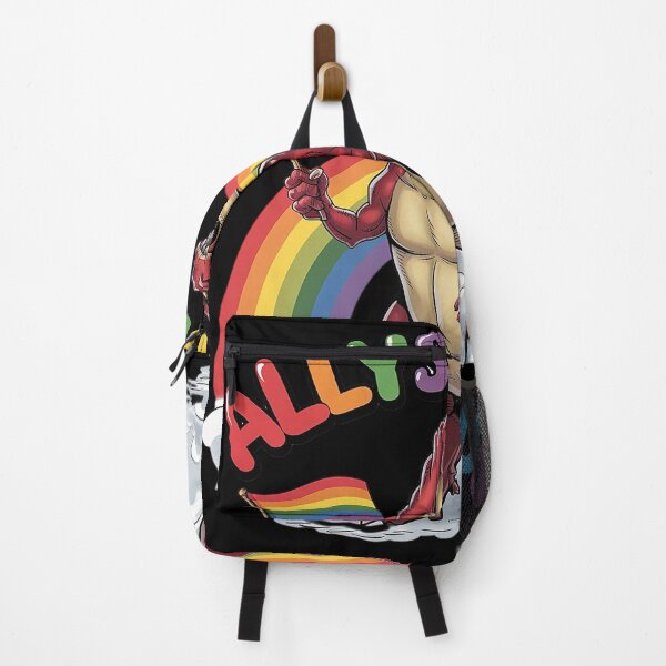 Item preview, Allysaurus T Rex Dinosaur Rainbows LGBT Gay Pride Flag T Rex  designed and sold by MarryIsMonth.