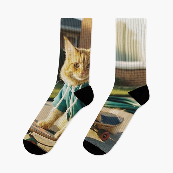 Item preview, Skater cat designed and sold by Losancestros.