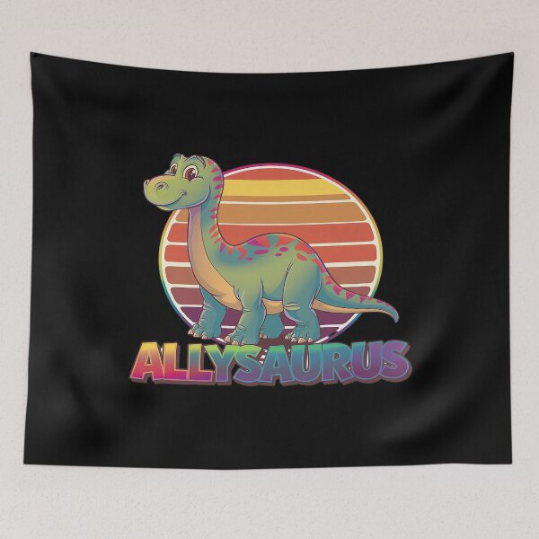 Item preview, Brontosaurus Gay Flag Dinosaur Ally Flag Pride  designed and sold by MarryIsMonth.