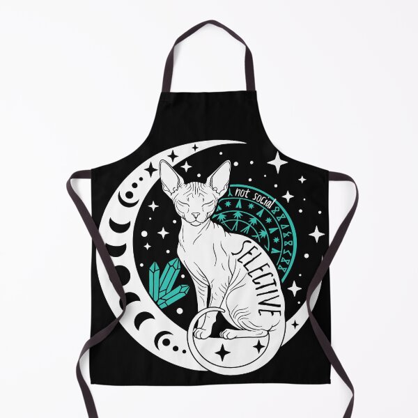 Item preview, Celestial Sphynx Moon Crystals Sarcastic designed and sold by kaszczyszko.