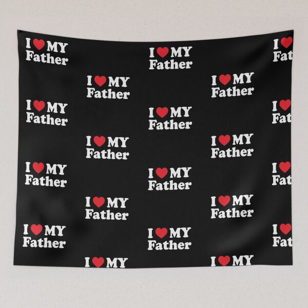 Item preview, I Love My Father Elegant Valentine designed and sold by GrumpySableye.