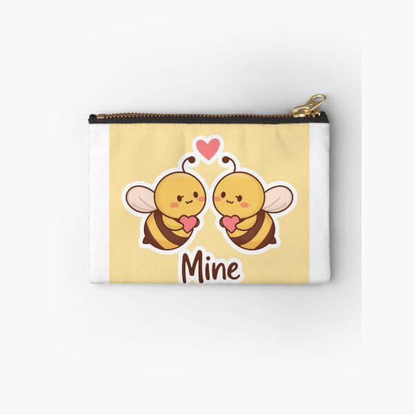 Item preview, Bee Mine – Kawaii Cute Bees with Hearts v.3 designed and sold by PixelNest-Haven.