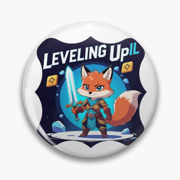 Item preview, Leveling Up IRL anime fox designed and sold by SloganSauce.