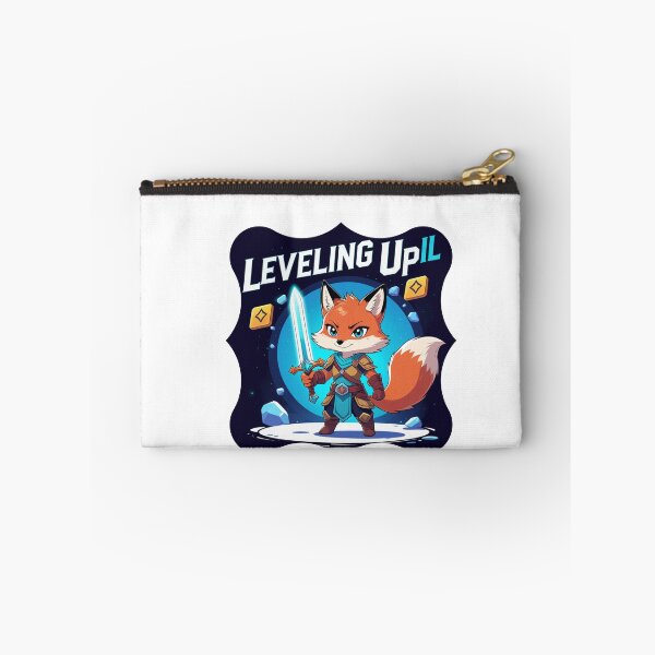 Item preview, Leveling Up IRL anime fox designed and sold by SloganSauce.