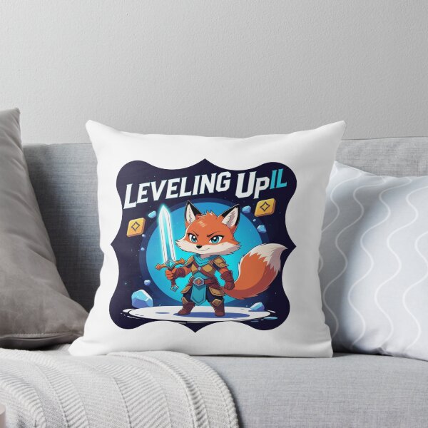 Item preview, Leveling Up IRL anime fox designed and sold by SloganSauce.