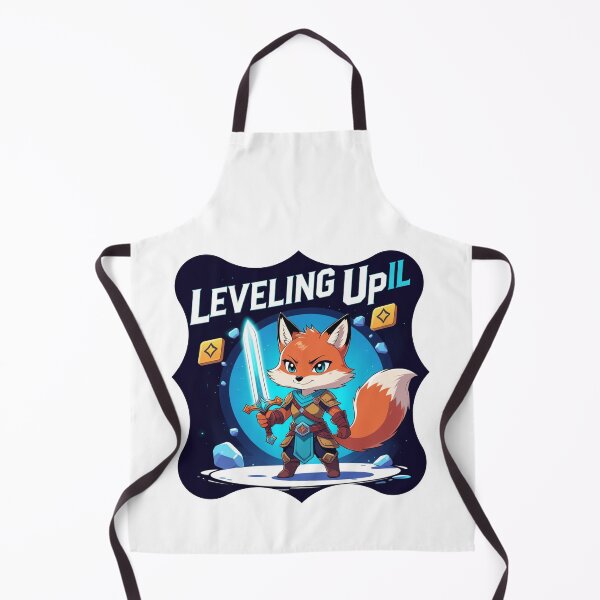 Item preview, Leveling Up IRL anime fox designed and sold by SloganSauce.