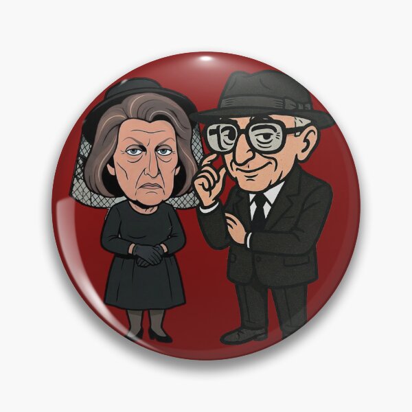 Item preview, The Sopranos Family Cuties - LIVIA & UNCLE JUNIOR -  "The Funeral Plotters" designed and sold by CleverCulture.