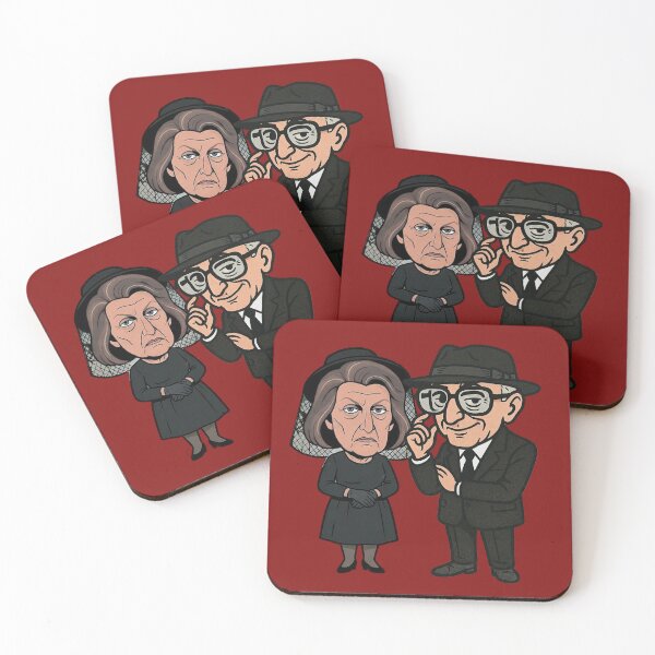Item preview, The Sopranos Family Cuties - LIVIA & UNCLE JUNIOR -  "The Funeral Plotters" designed and sold by CleverCulture.