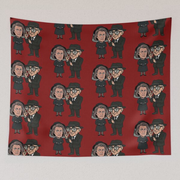 Item preview, The Sopranos Family Cuties - LIVIA & UNCLE JUNIOR -  "The Funeral Plotters" designed and sold by CleverCulture.