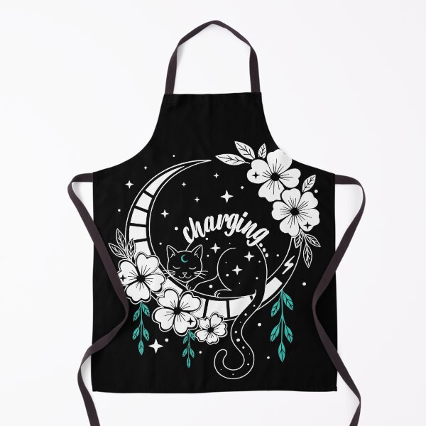 Item preview, Celestial Cat Moon Flowers designed and sold by kaszczyszko.