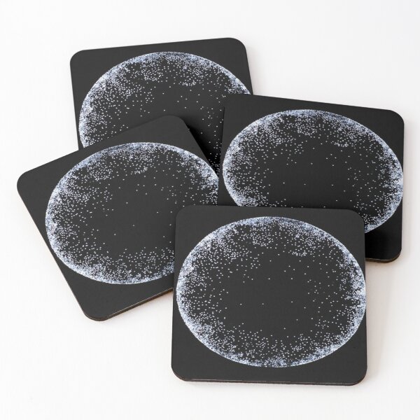 Item preview, Drawing of attractive glittery moon design  designed and sold by NivyasArtistry.