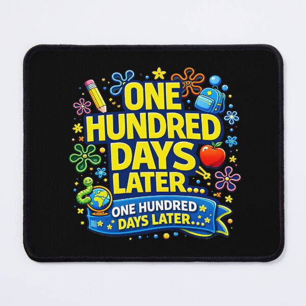 Item preview, One Hundred Days Later Funny 100th Day of School Teacher Design, Colorful Classroom Celebration Illustration for Educators and Students designed and sold by JoyBoyStudio1.