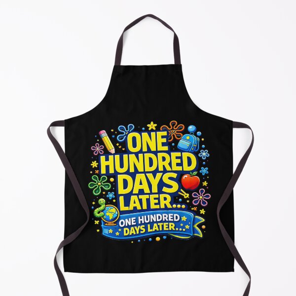 Item preview, One Hundred Days Later Funny 100th Day of School Teacher Design, Colorful Classroom Celebration Illustration for Educators and Students designed and sold by JoyBoyStudio1.