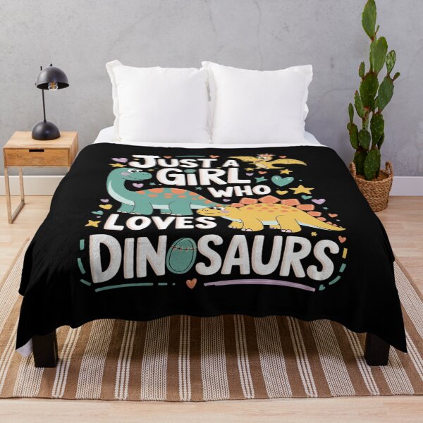 Item preview, Just a Girl Who Loves Dinosaurs Kid Teen Toddlers Women Dino designed and sold by AquaKiev.