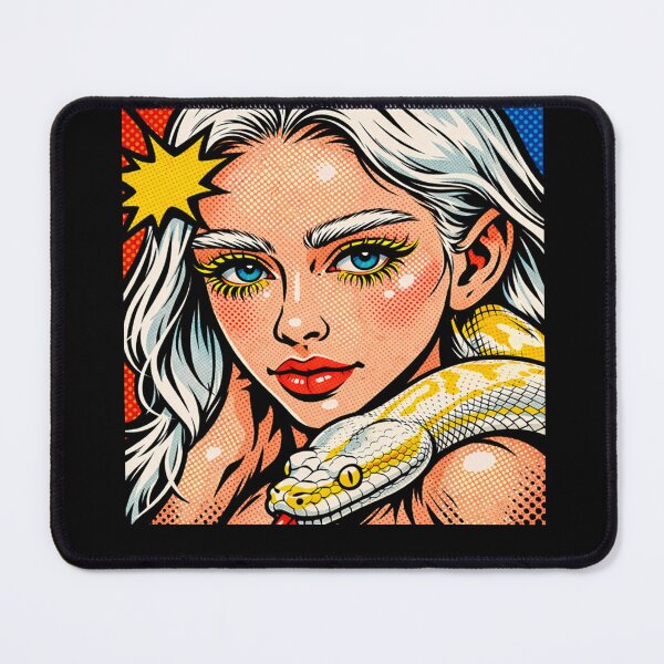 Item preview, Pop Art: White Snake designed and sold by halibutgoatramb.