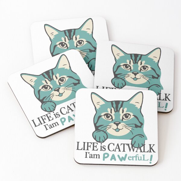 Item preview, Life Is a Catwalk – I’m Pawerful  designed and sold by Steele-Art.