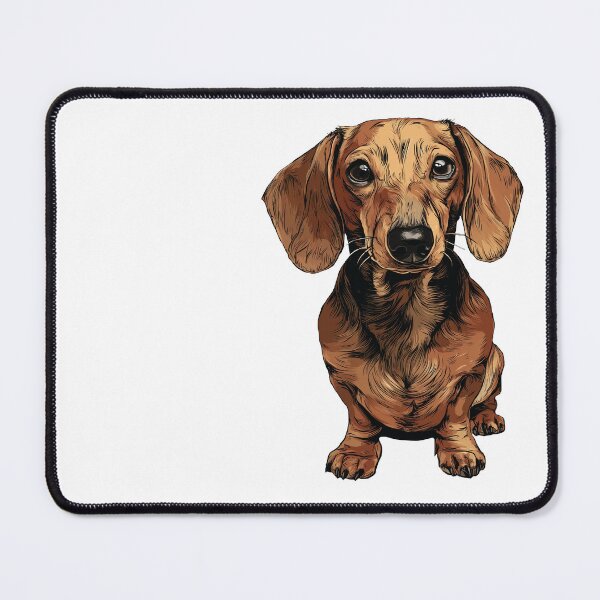 Item preview, Red Dachshund Dog Illustration designed and sold by whyitsme.
