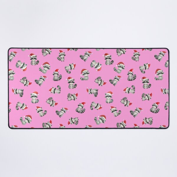 Item preview, Tossed Christmas Raccoons on Pink designed and sold by KSimpson838.