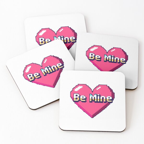 Item preview, Be Mine 80's Retro Design 3 designed and sold by Inappropriate Ink.