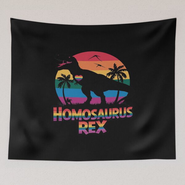 Item preview, Dinosaur LGBT Homosaurus Rex LGBT Pride  designed and sold by MarryIsMonth.