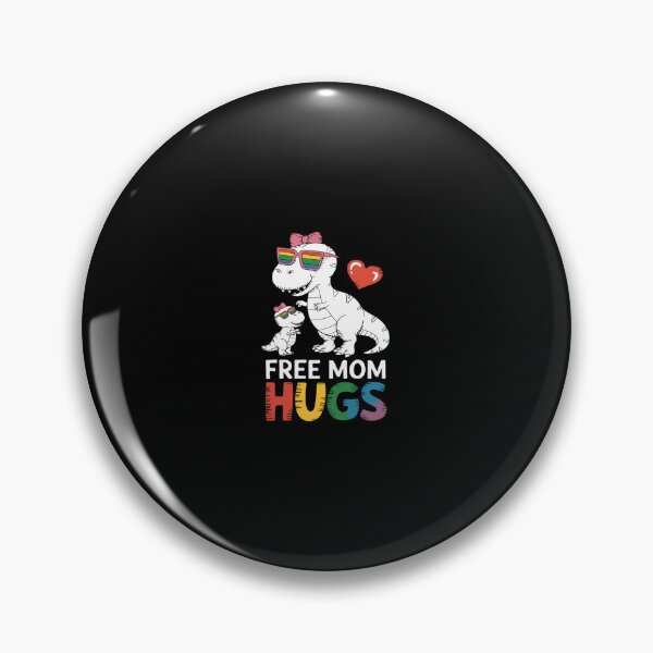 Item preview, Dinosaur Mamasaurus Ally Rainbow Flag LGBT Free Mom Hugs  designed and sold by CombatTask.