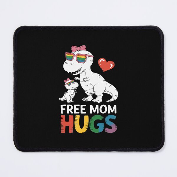 Item preview, Dinosaur Mamasaurus Ally Rainbow Flag LGBT Free Mom Hugs  designed and sold by CombatTask.