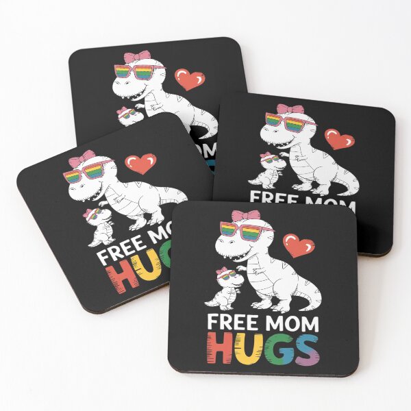 Item preview, Dinosaur Mamasaurus Ally Rainbow Flag LGBT Free Mom Hugs  designed and sold by CombatTask.