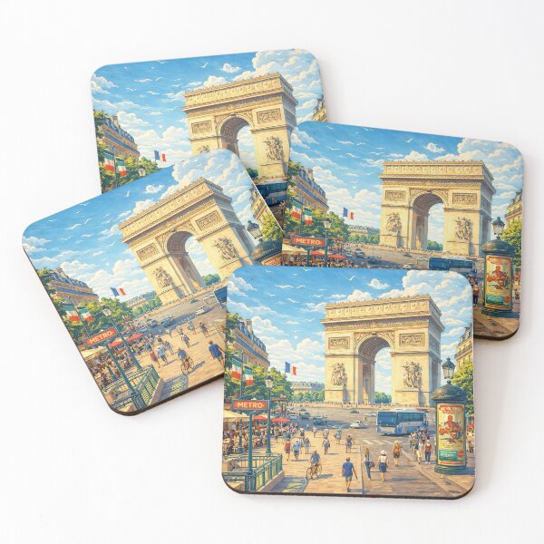 Item preview, Urban Summertime Dreams - ARC DE TRIOMPHE – Paris Greetings designed and sold by Earth Celebration Designs.