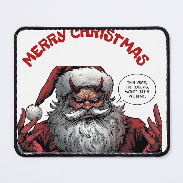Item preview, Santa Attitude Funny Christmas Shirt designed and sold by UrbanPunch.