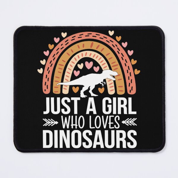 Item preview, Just A Girl Who Loves Dinosaurs Rainbow For Dino Lover designed and sold by AquaKiev.