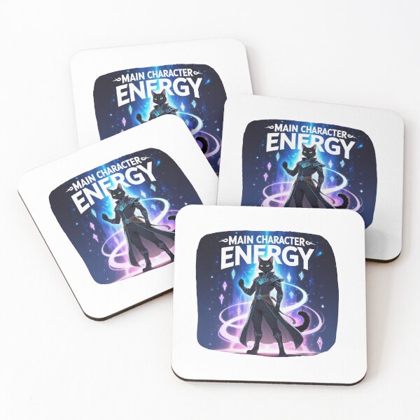 Item preview, Main Character Energy anime mage designed and sold by SloganSauce.