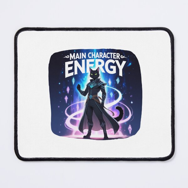 Item preview, Main Character Energy anime mage designed and sold by SloganSauce.
