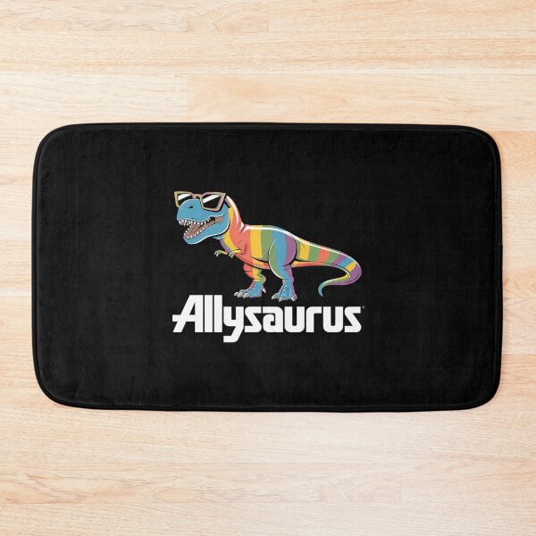 Item preview, Dinosaur Rainbow Flag Ally LGBT Allysaurus  designed and sold by MarryIsMonth.