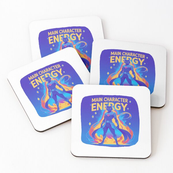 Item preview, Main Character Energy anime merch designed and sold by SloganSauce.