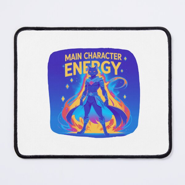 Item preview, Main Character Energy anime merch designed and sold by SloganSauce.