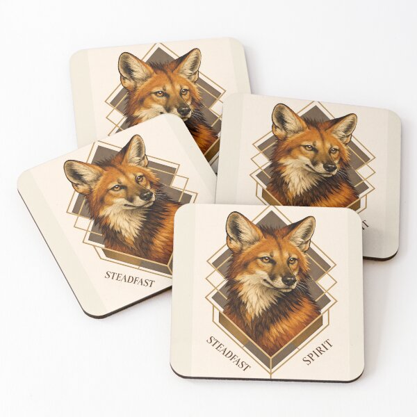 Item preview, Maned Wolf Spirit – Steadfast Guardian designed and sold by GeoWild Designs.