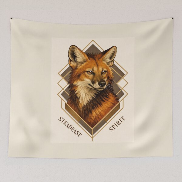 Item preview, Maned Wolf Spirit – Steadfast Guardian designed and sold by GeoWild Designs.