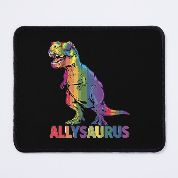 Item preview, Dinosaur Rainbow Flag Ally LGBT Allysaurus LGBT Pride 1 designed and sold by CombatTask.