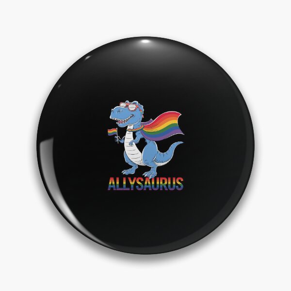Item preview, Dinosaur Rainbow Flag Ally LGBT Allysaurus LGBT Pride3  designed and sold by CombatTask.
