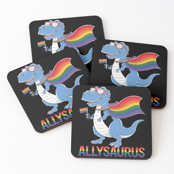 Item preview, Dinosaur Rainbow Flag Ally LGBT Allysaurus LGBT Pride3  designed and sold by CombatTask.