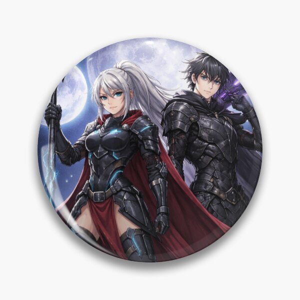 Item preview, Seraphina and Ashen, Three Moons Storm Spear and Void Blade Duo designed and sold by Prayful.
