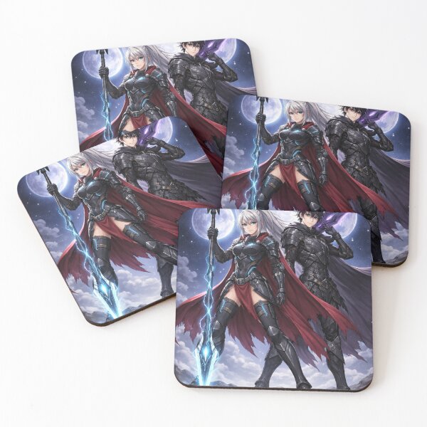 Item preview, Seraphina and Ashen, Three Moons Storm Spear and Void Blade Duo designed and sold by Prayful.