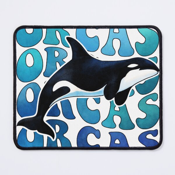 Item preview, Orcas Orca Whale Groovy Retro Ocean Wildlife designed and sold by JackCurtis1991.
